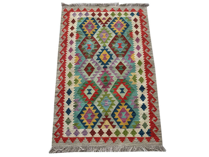 Rare Color Afghan Choubi Kilim 156 x 102 CM