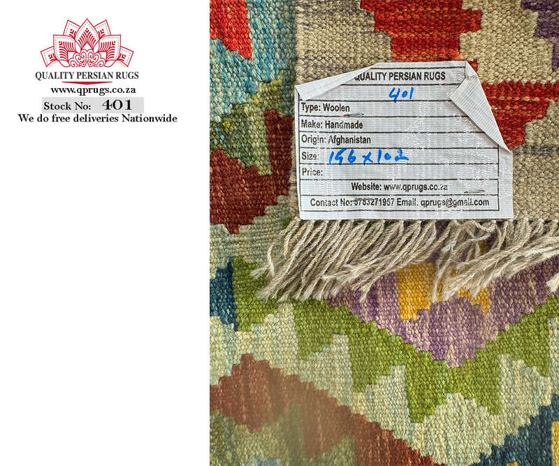 Rare Color Afghan Choubi Kilim 156 x 102 CM