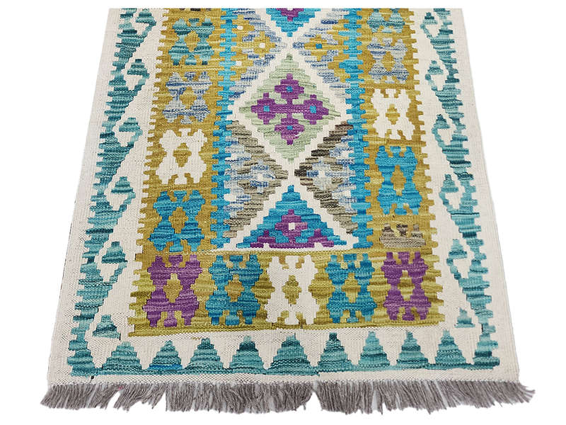 Stunning Afghan Choubi kilim Runner 294 x 85 CM