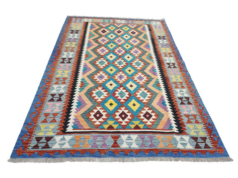 Incredible Afghan Choubi kilim 246 x 179 CM