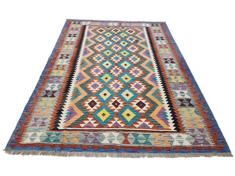 Incredible Afghan Choubi kilim 246 x 179 CM