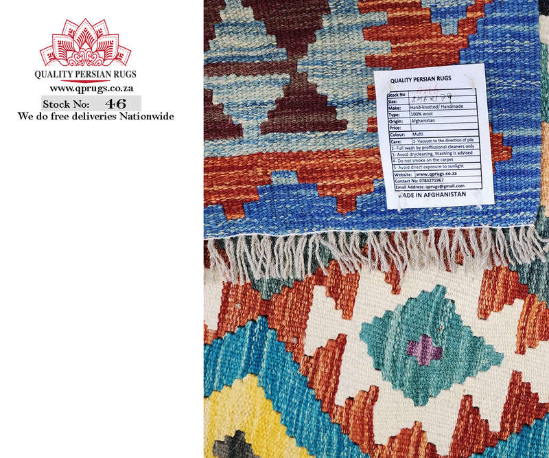 Incredible Afghan Choubi kilim 246 x 179 CM
