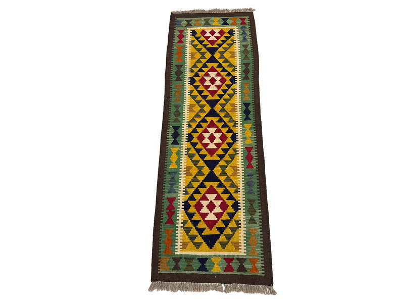 Stunning Afghan Maimana Kilim Runner 194 x 66 CM