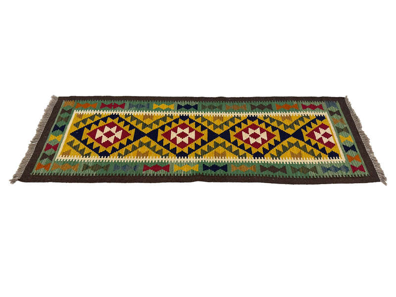 Stunning Afghan Maimana Kilim Runner 194 x 66 CM