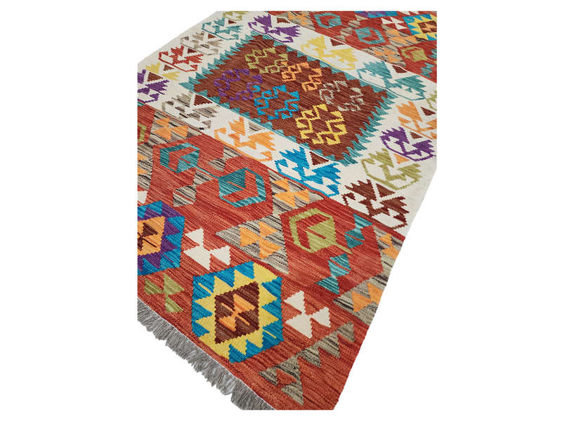 Incredible Afghan Choubi Kilim 186 x 121 CM