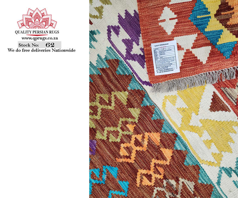Incredible Afghan Choubi Kilim 186 x 121 CM
