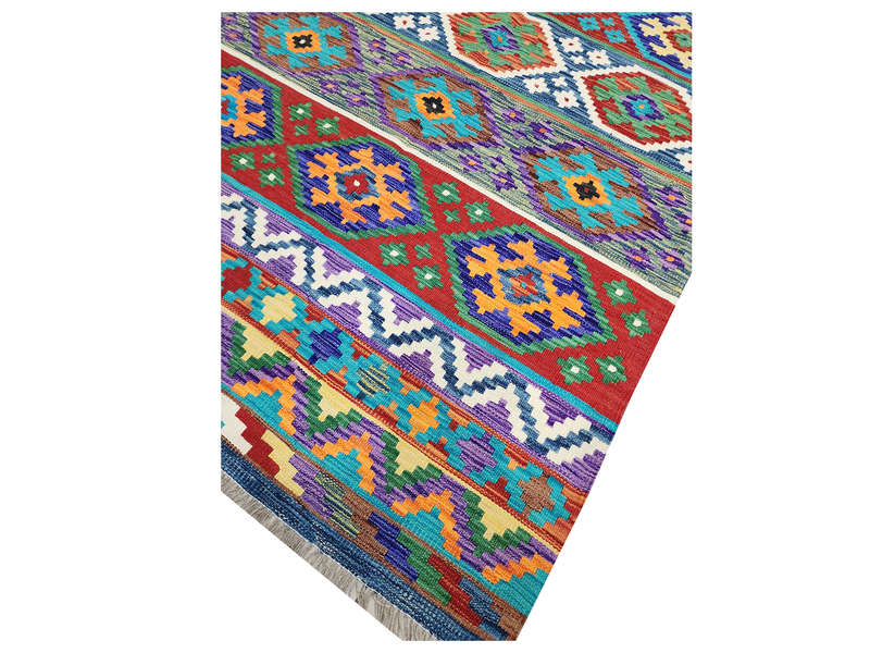 Rare Pattern Afghan Choubi kilim 188 x 129 CM