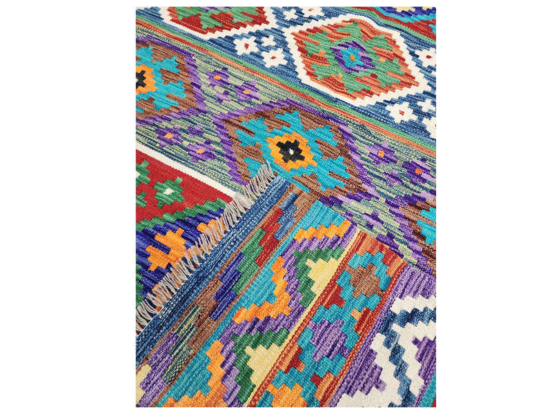 Rare Pattern Afghan Choubi kilim 188 x 129 CM