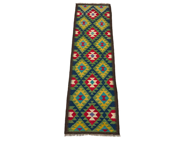Fine Afghan Maimana Kilim Runner 204 x 63 CM