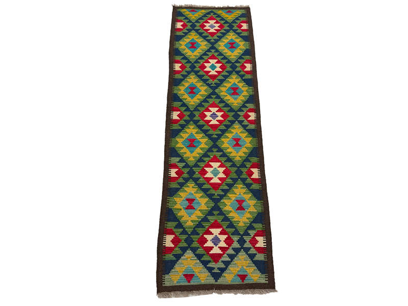 Fine Afghan Maimana Kilim Runner 204 x 63 CM
