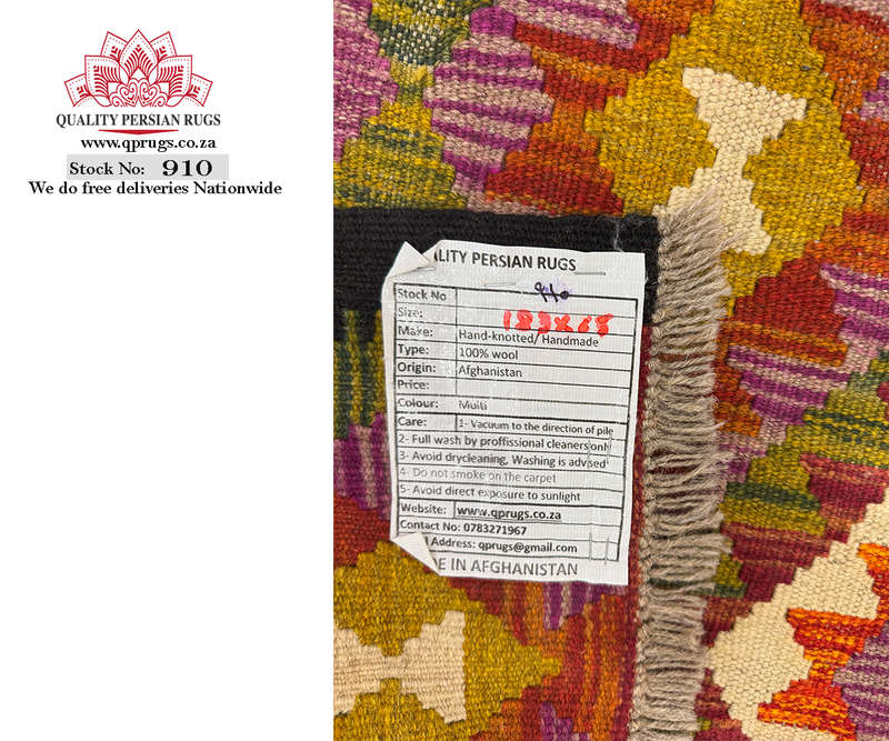 Gorgeous Afghan Maimana Kilim Runner 183 x 65 CM