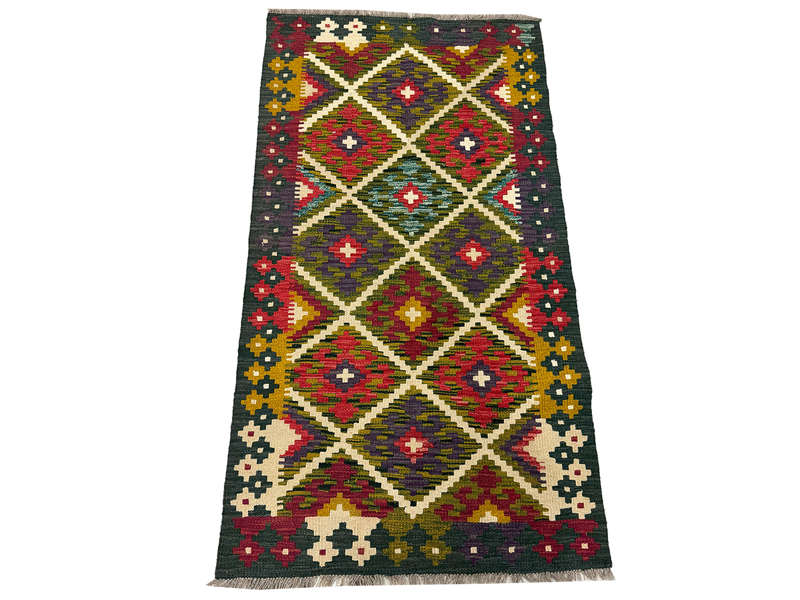 Gorgeous Afghan Maimana Kilim Rug 176 x 96 CM