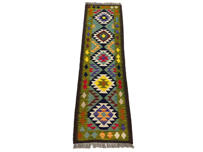Stunning Afghan Maimana Kilim Runner 205 x 61 CM