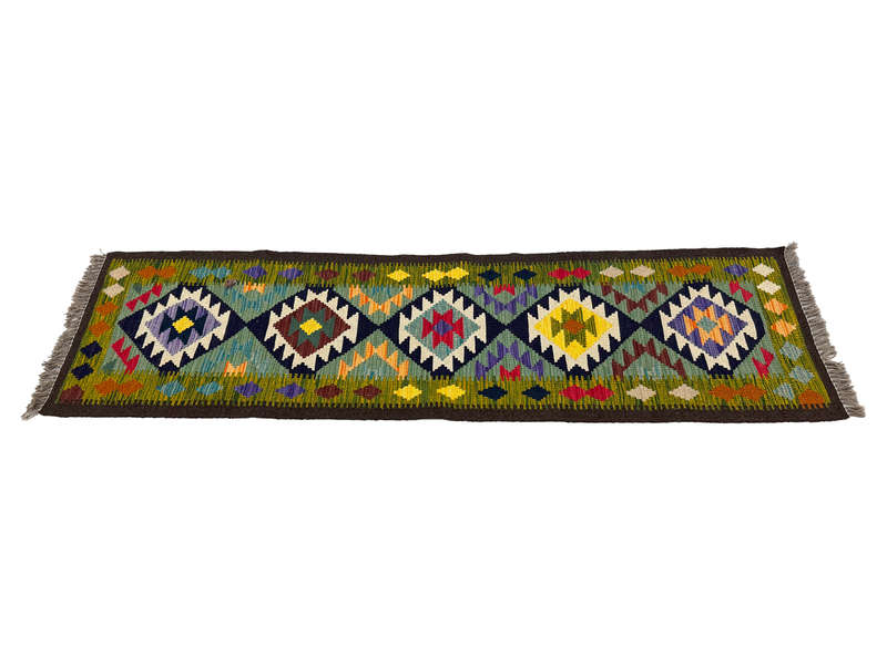 Stunning Afghan Maimana Kilim Runner 205 x 61 CM