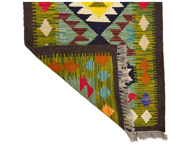 Stunning Afghan Maimana Kilim Runner 205 x 61 CM