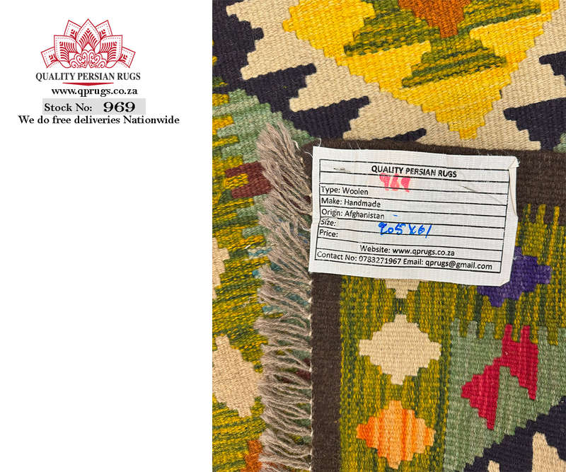 Stunning Afghan Maimana Kilim Runner 205 x 61 CM