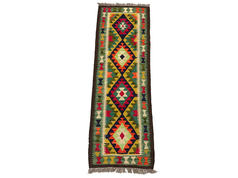 Beautiful Afghan Maimana Kilim Runner 189 x 63 CM