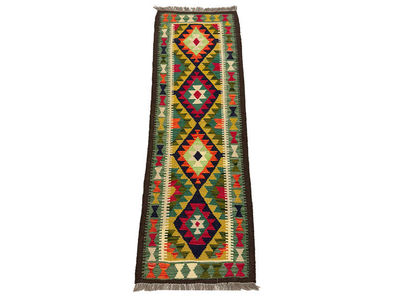 Beautiful Afghan Maimana Kilim Runner 189 x 63 CM