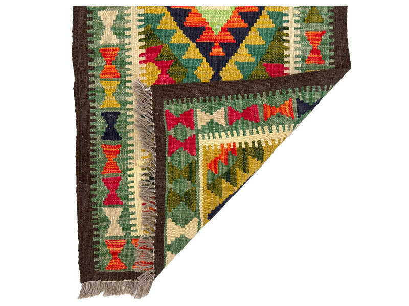 Beautiful Afghan Maimana Kilim Runner 189 x 63 CM
