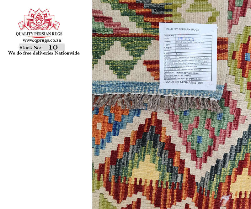 Beautiful Afghan Choubi Kilim Runner 191 x 73 CM