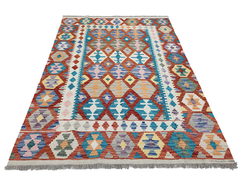 Gorgeous Afghan Choubi kilim 242 x 176 CM