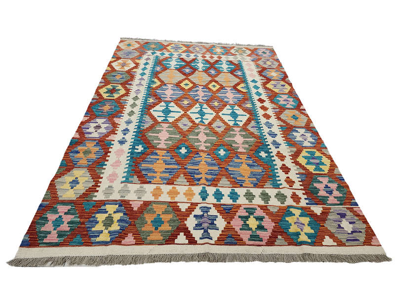 Gorgeous Afghan Choubi kilim 242 x 176 CM