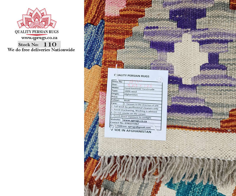 Gorgeous Afghan Choubi kilim 242 x 176 CM