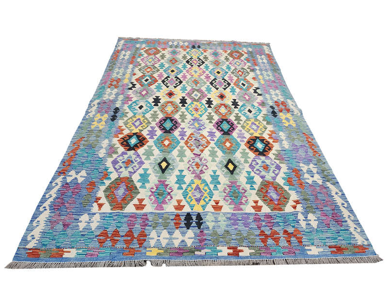 Beautiful Afghan Handmade Choubi Kilim 293 X 208 CM