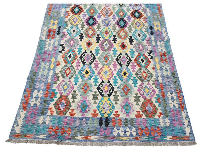 Beautiful Afghan Handmade Choubi Kilim 293 X 208 CM