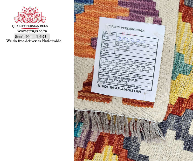 Fine Afghan Choubi Kilim Runner 203 x 70 CM
