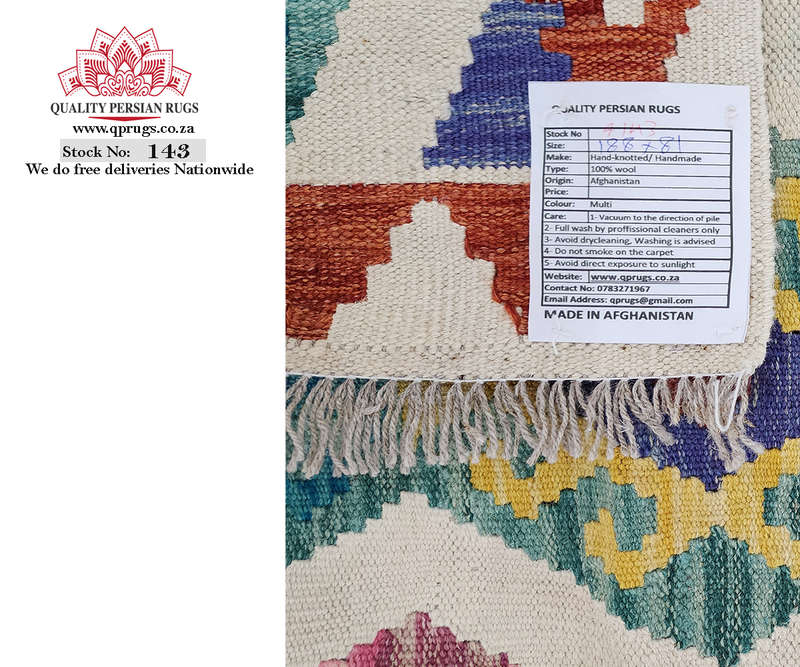 Gorgeous Afghan Choubi Kilim Runner 188 x 81 CM