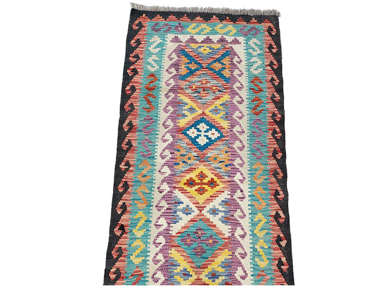 Stunning Afghan Choubi Kilim Runner 196 x 77 CM
