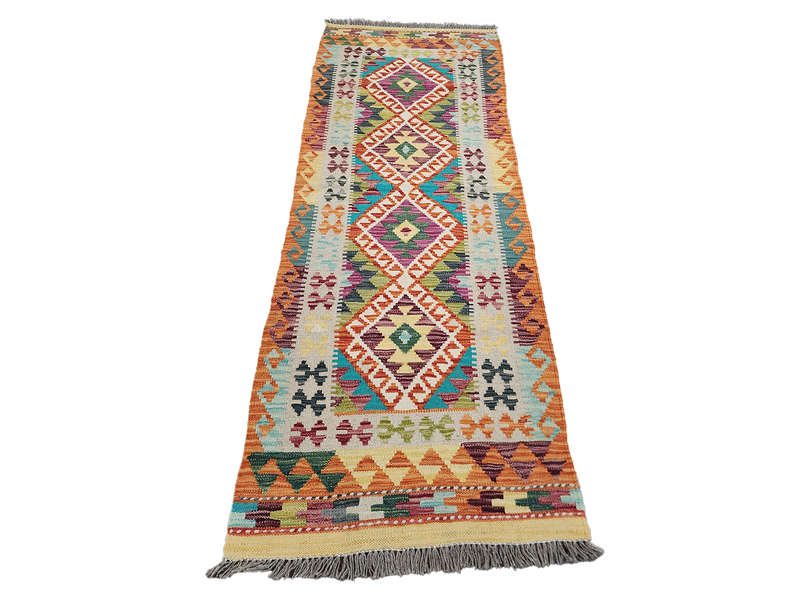 Gorgeous Afghan Choubi Kilim Runner 195 x 72 CM