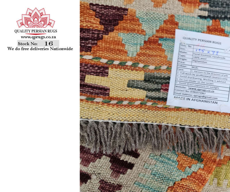 Gorgeous Afghan Choubi Kilim Runner 195 x 72 CM