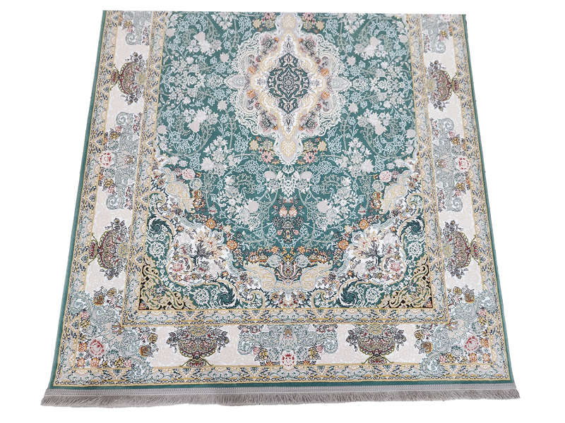 Stunning Persian Soft Green Carpet 225 x 150 CM