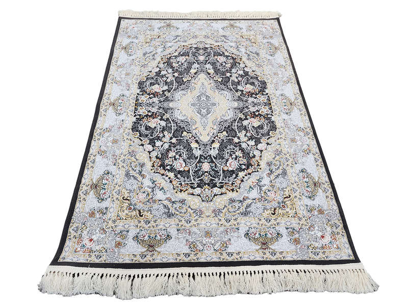 Beautiful Persian Gilan Grey Carpet 150 x 100 CM