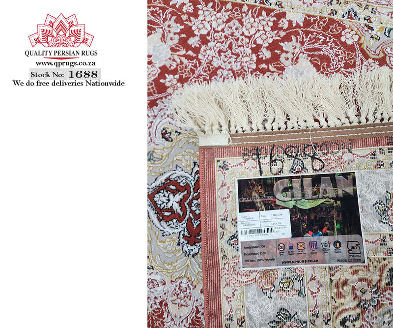 Gorgeous Persian Gilan Grey Carpet 150 x 100 CM