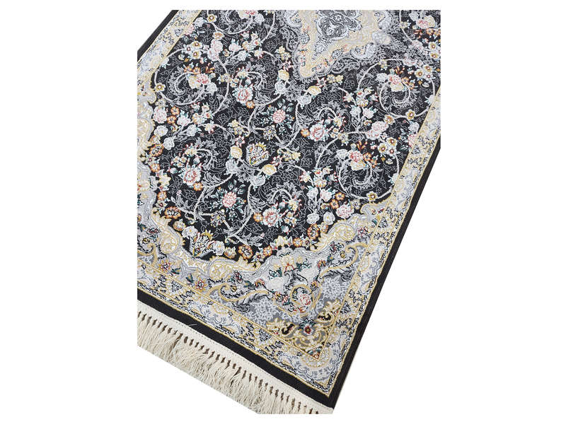 Beautiful Persian Gilan Black Runner 300 x 80 CM