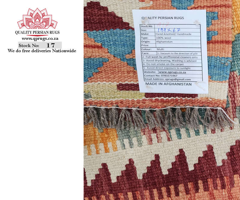 Gorgeous Afghan Choubi Kilim Runner 199 x 67 CM