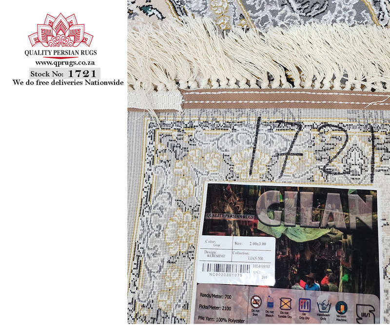 Beautiful Grey Color Persian Carpet 300 x 200 CM