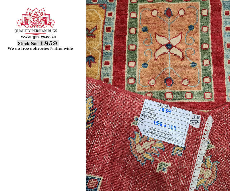 Fine Quality Afghan Ariana Carpet 188 x 122 CM