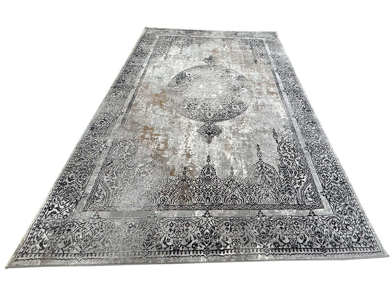 Top Quality Grey and Black Machine Made Carpet 400 X 300 CM