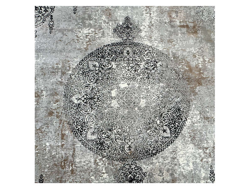 Top Quality Grey and Black Machine Made Carpet 400 X 300 CM