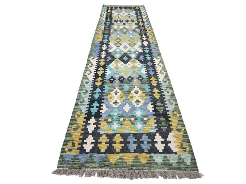 Rare Afghan Choubi Kilim Runner 294 x 84 CM