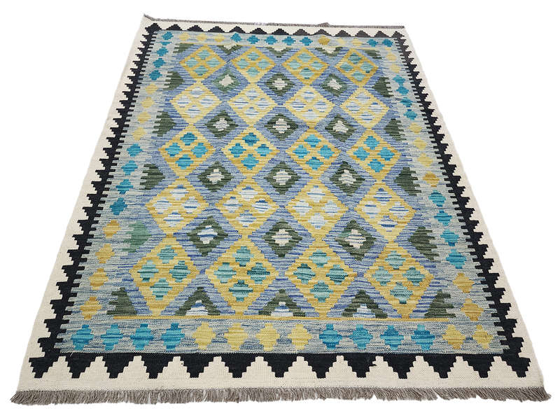 Rare Color Afghan Choubi Kilim 196 x 150 CM