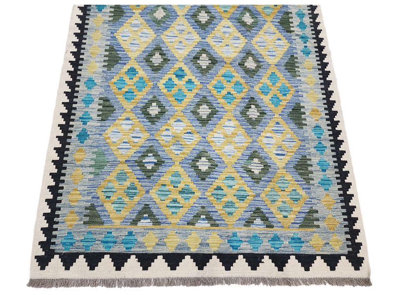 Rare Color Afghan Choubi Kilim 196 x 150 CM