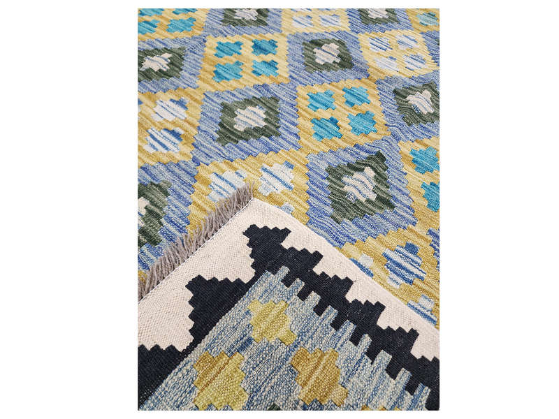 Rare Color Afghan Choubi Kilim 196 x 150 CM