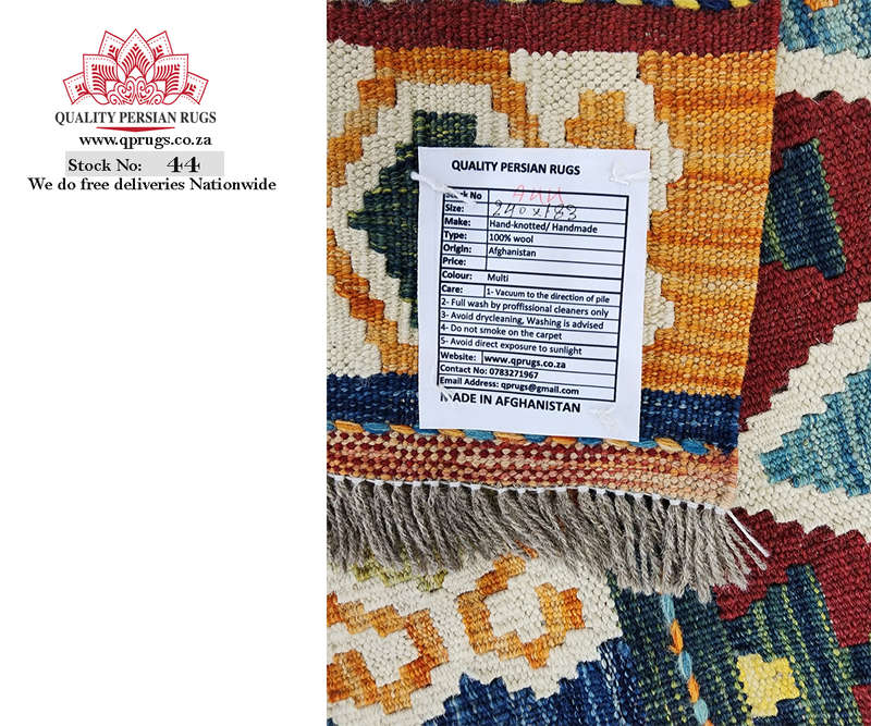Gorgeous Afghan Choubi Kilim 240 x 183 CM