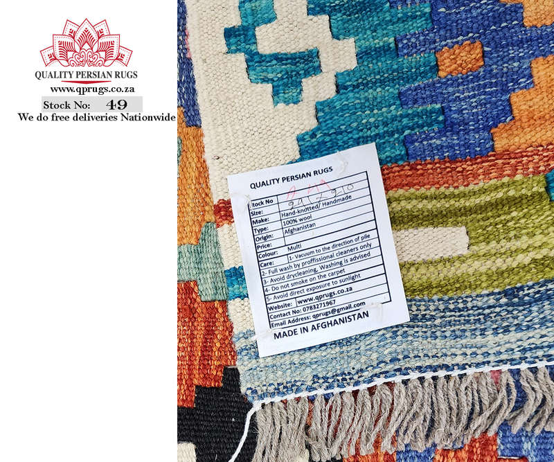 Fine Afghan Handmade Choubi Kilim 291 X 210 CM
