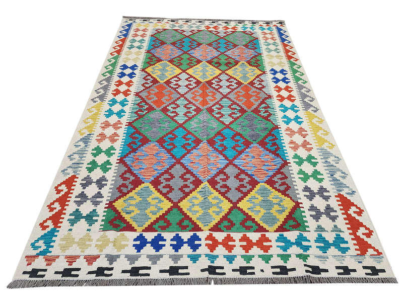 Stunning Afghan Choubi Kilim 258 x 164 CM